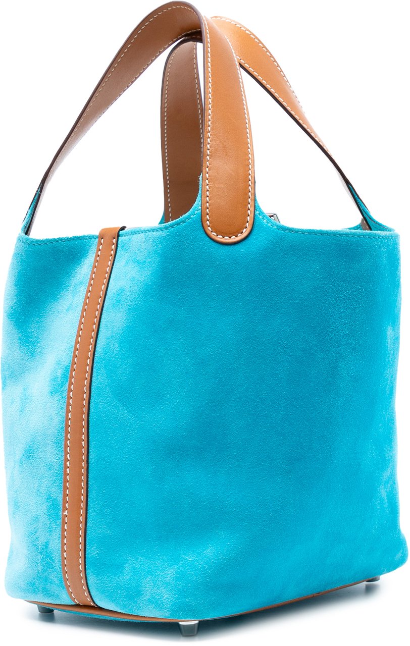 Hermès Doblis and Butler Picotin Lock 18 Blauw