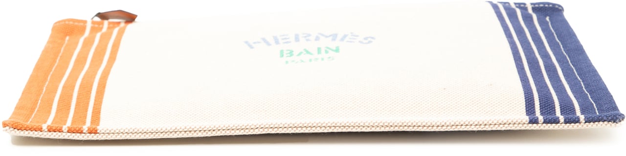 Hermès Large H Canvas Maillon Marin case Bruin