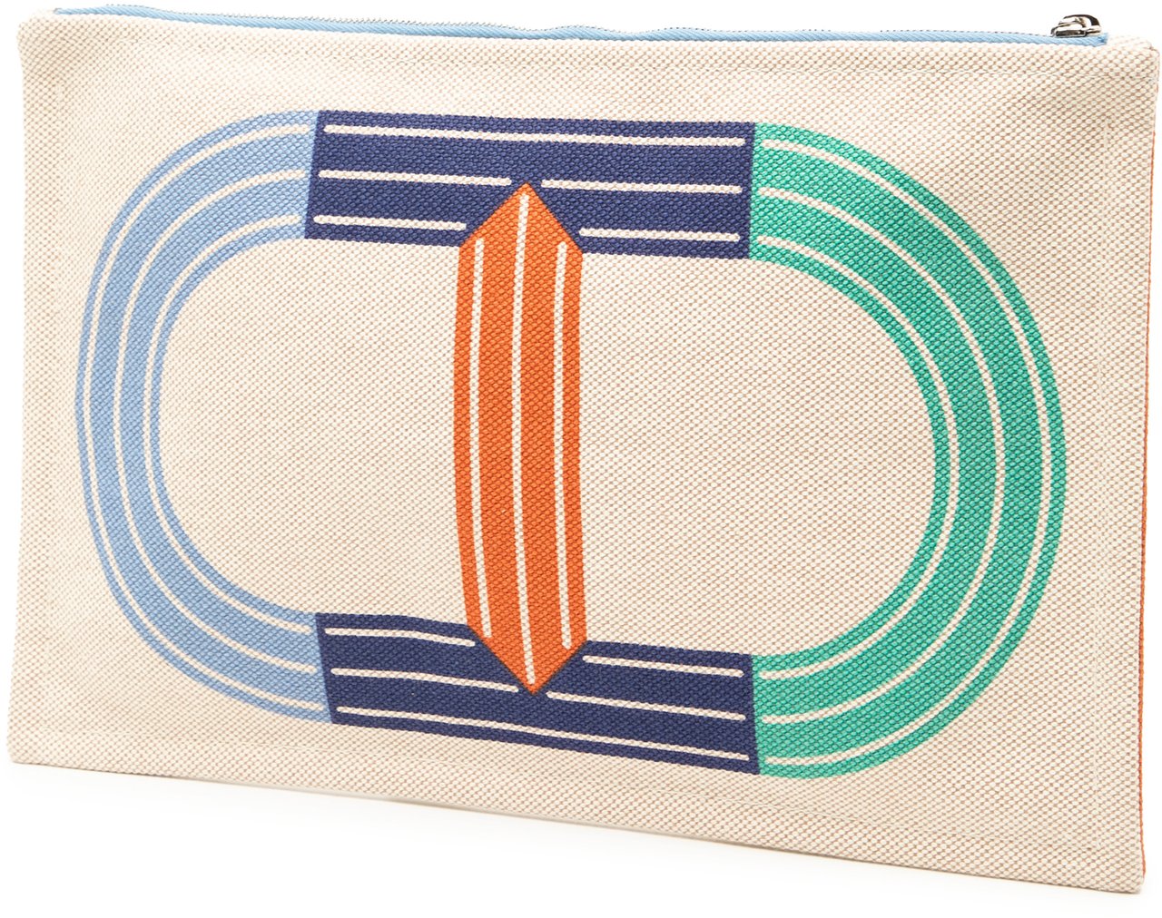 Hermès Large H Canvas Maillon Marin case Bruin