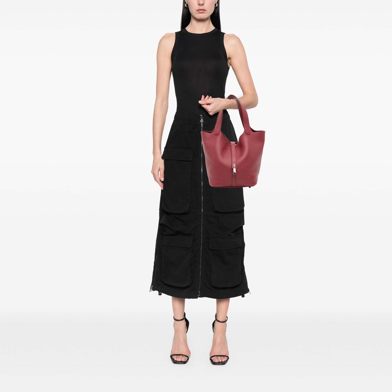 Hermès Clemence Picotin Lock 22 Rood