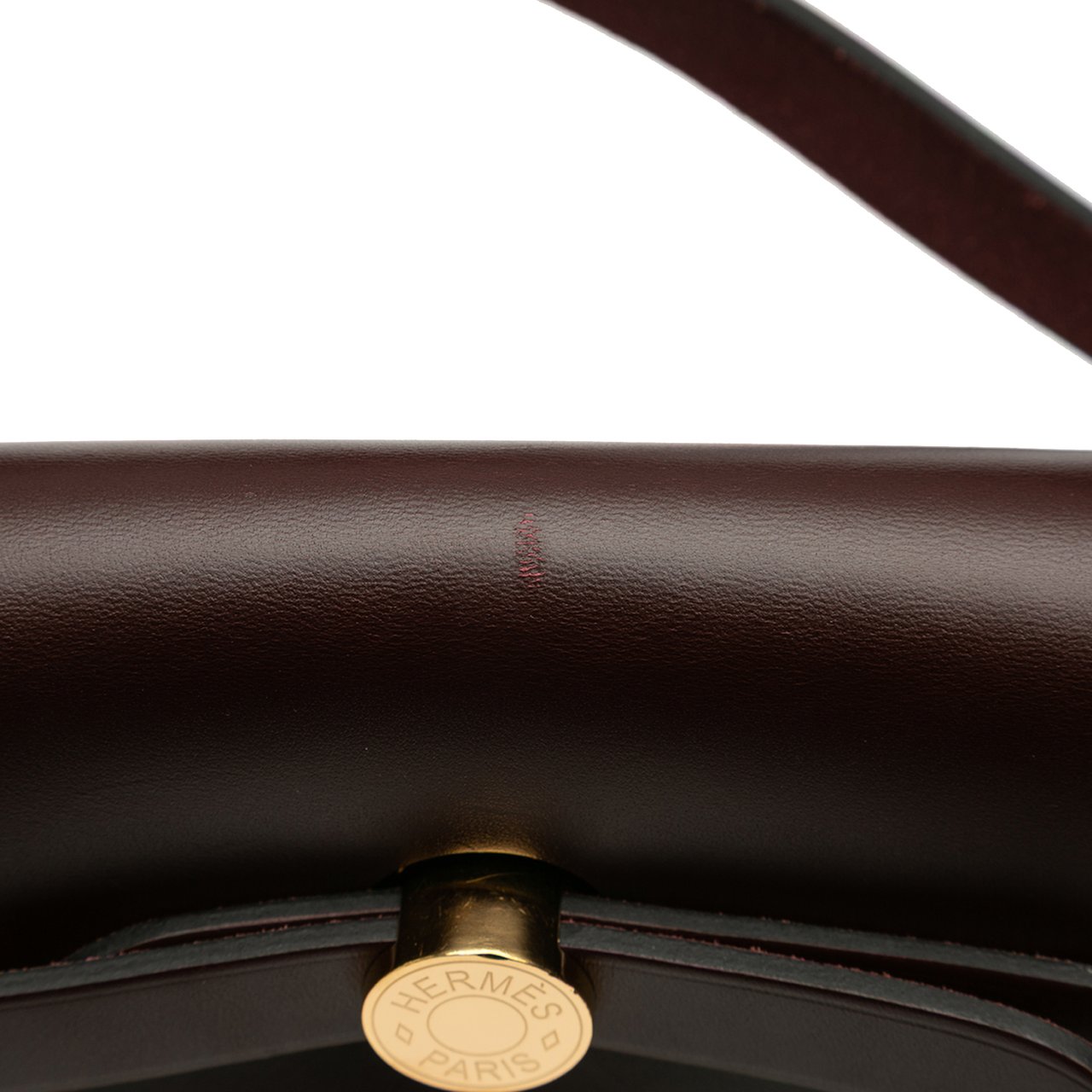 Hermès Toile Officier Vache Hunter Verso Herbag Zip 31 Bruin