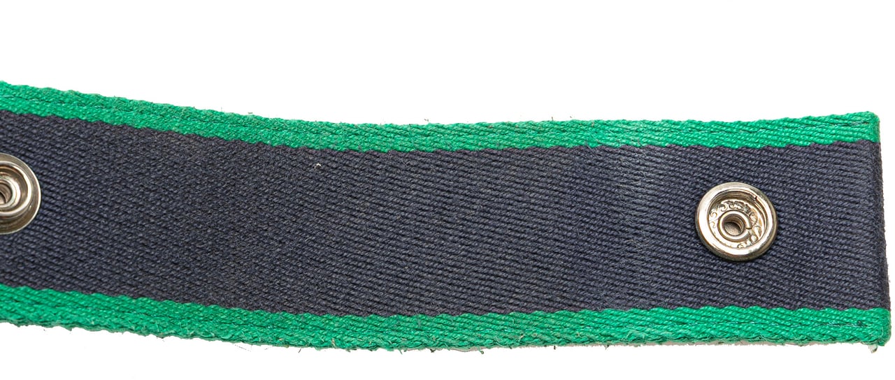 Hermès Small Toile Bride A Brac Case Blauw