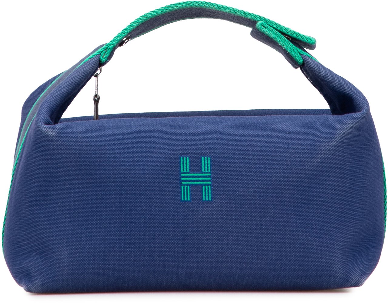 Hermès Small Canvas Bride A Brac Blauw