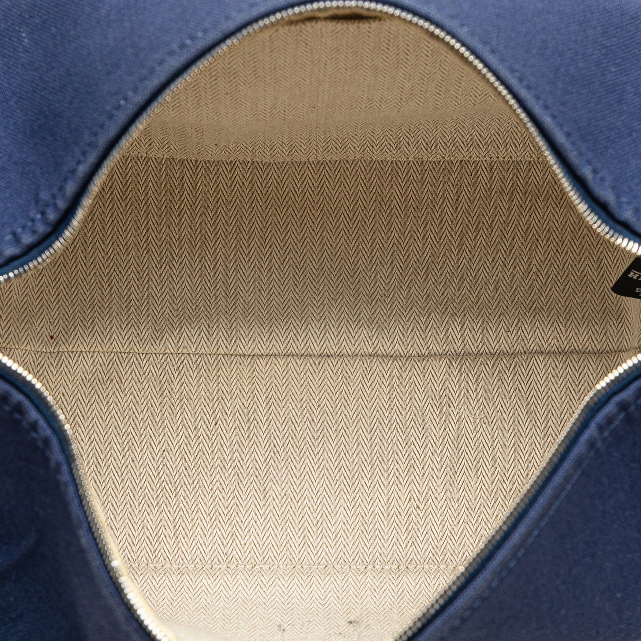 Hermès Small Canvas Bride A Brac Blauw
