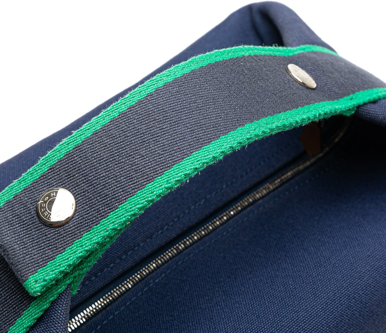 Hermès Small Toile Bride A Brac Case Blauw