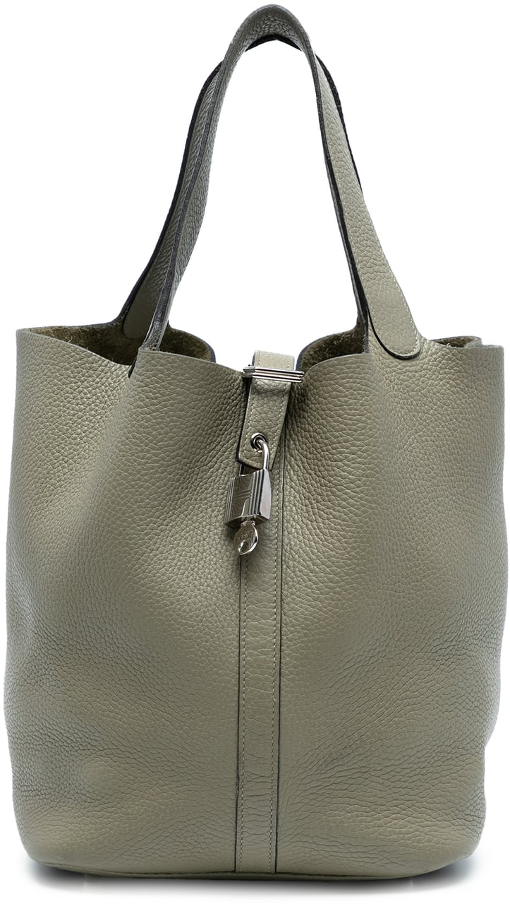 Hermès Clemence Picotin Lock 22 Grijs