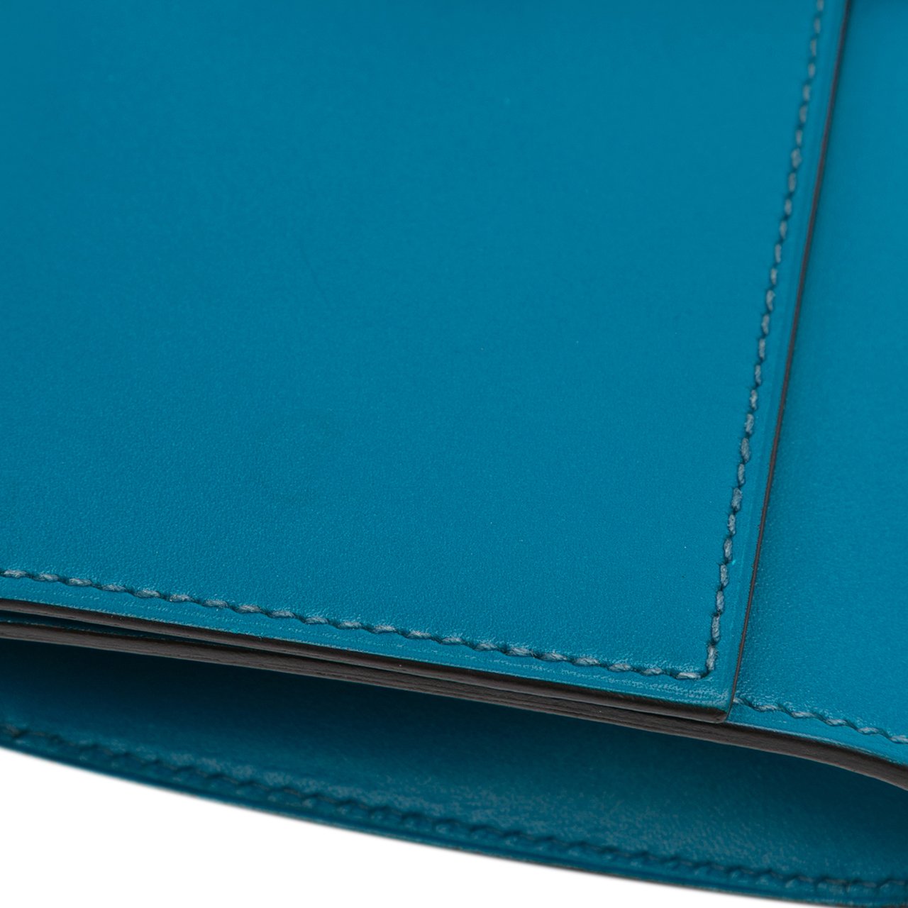 Hermès Tadelakt Medor Clutch 23 Blauw