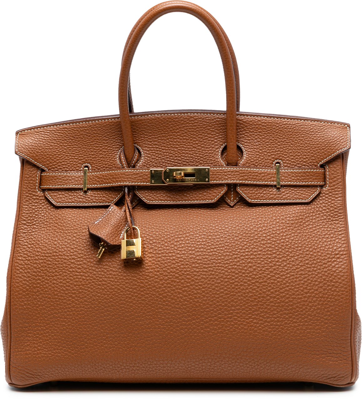 Hermès Togo Birkin Retourne 35 Bruin