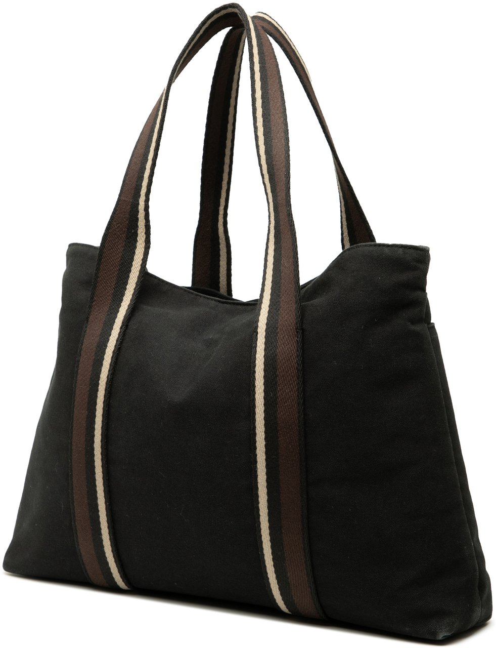 Hermès Canvas Sac Troca Horizontal MM Zwart