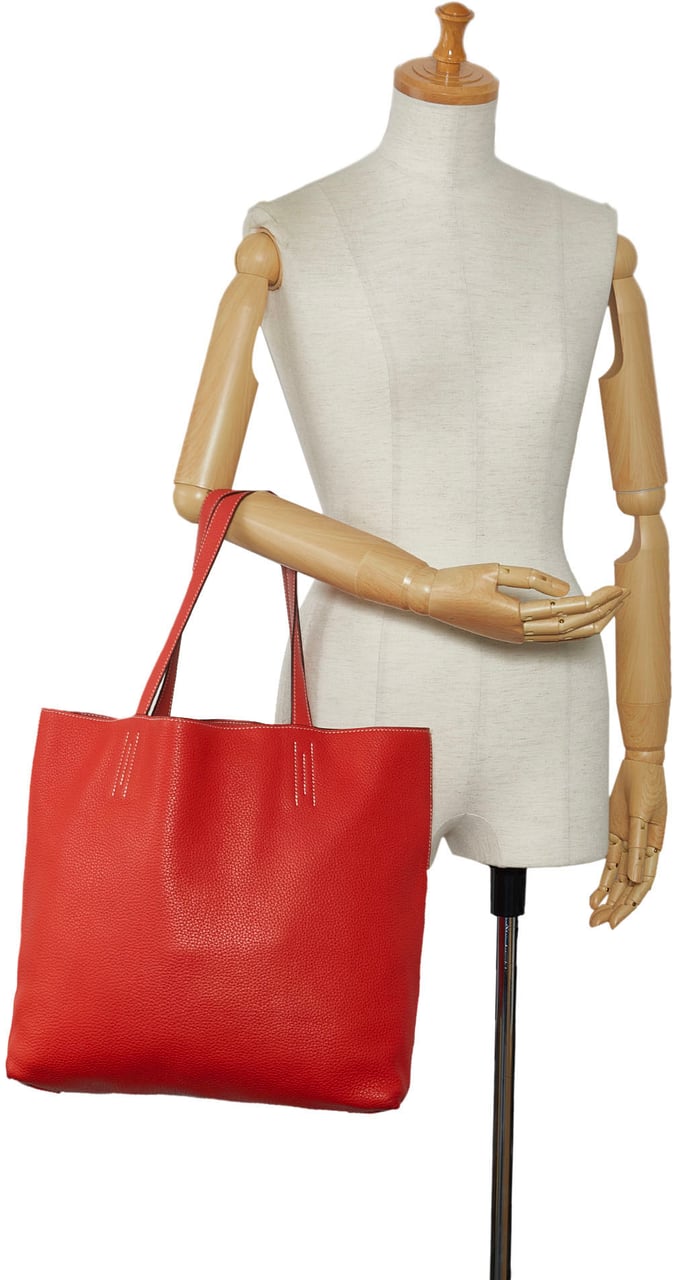 Hermès Clemence Double Sens 36 Rood
