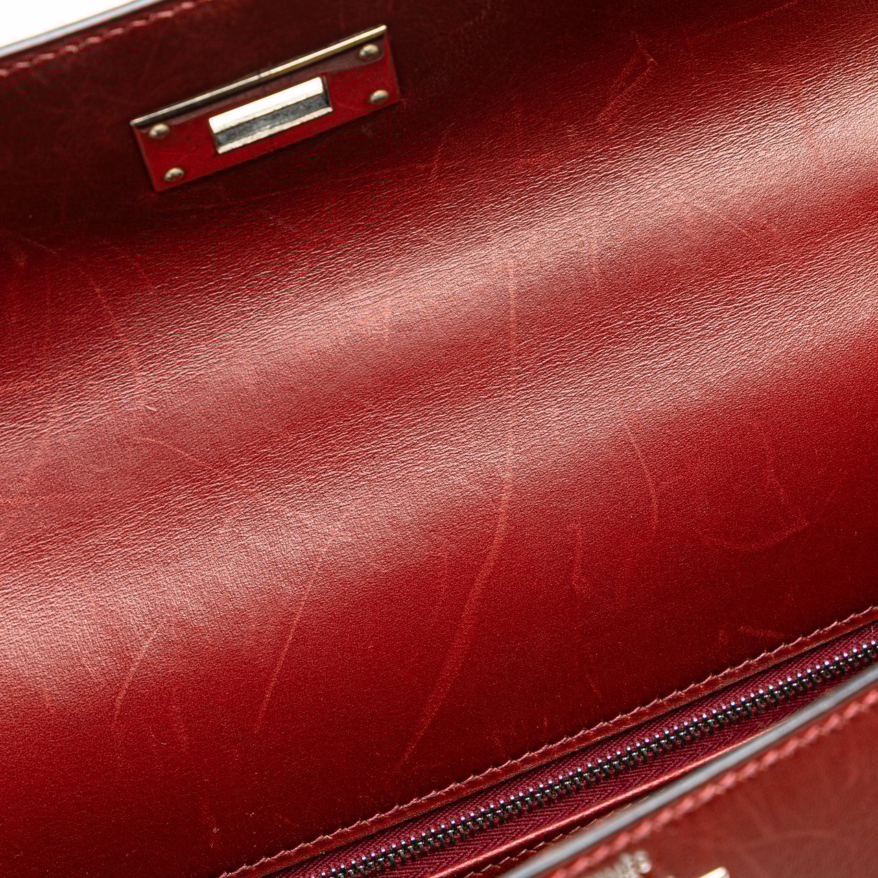 Hermès Box Calf Kelly II Sellier 28 Rood