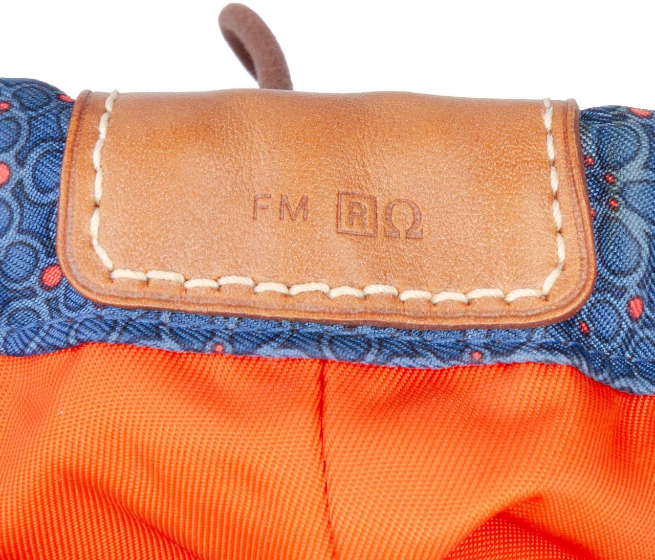 Hermès Silk Carre en Cravates Fourbi 25 Bag Insert Pouch Blauw