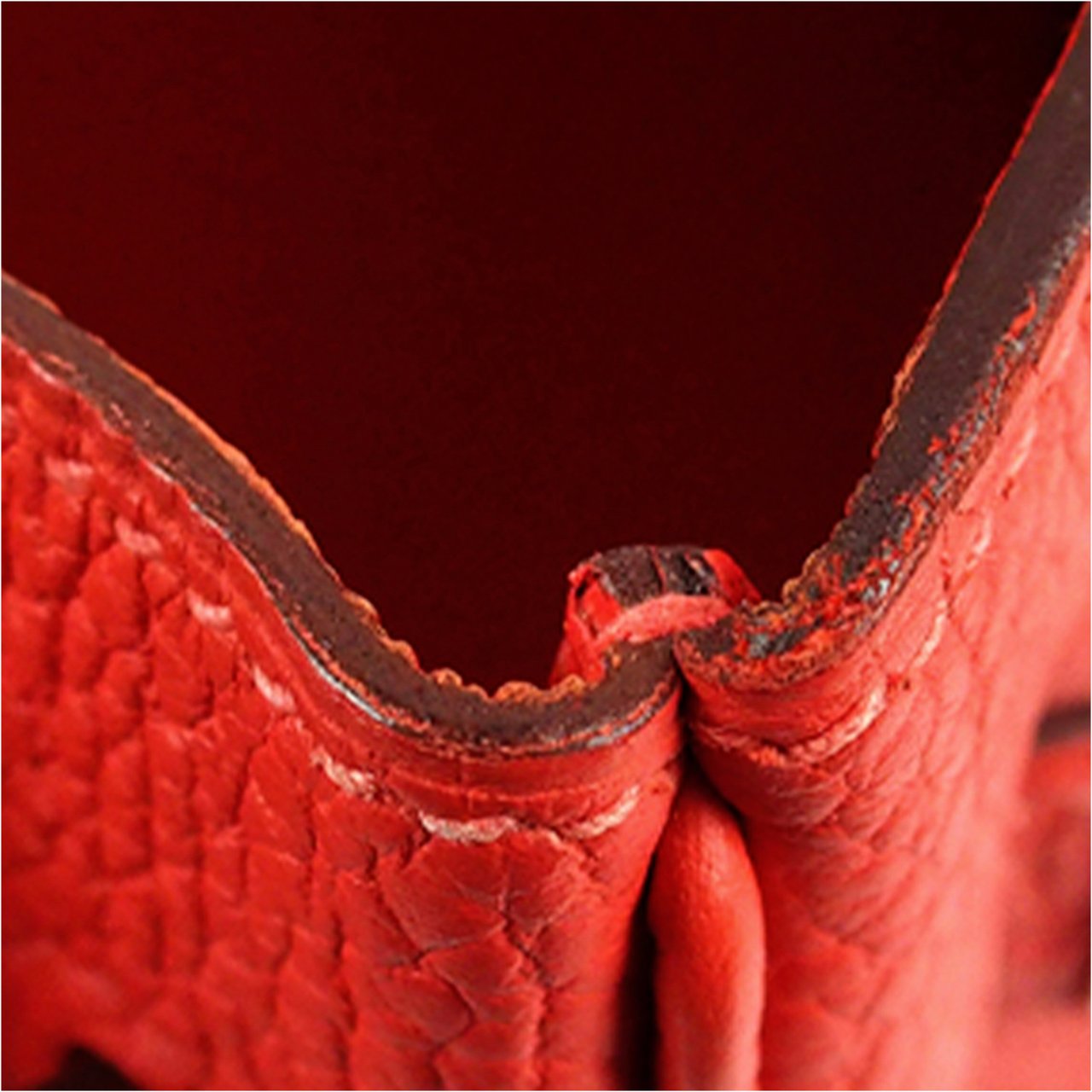 Hermès Togo Birkin Retourne 30 Rood