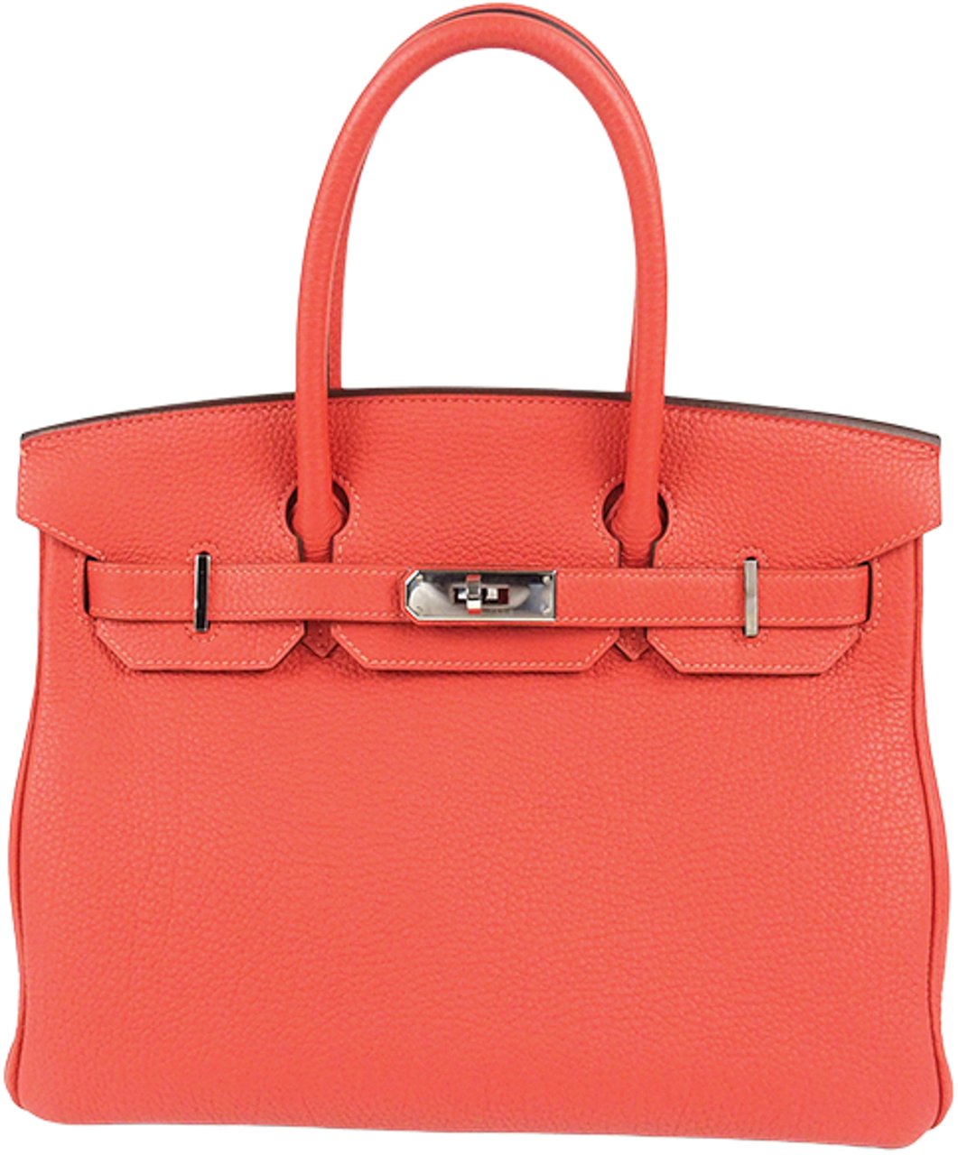 Hermès Togo Birkin Retourne 30 Rood