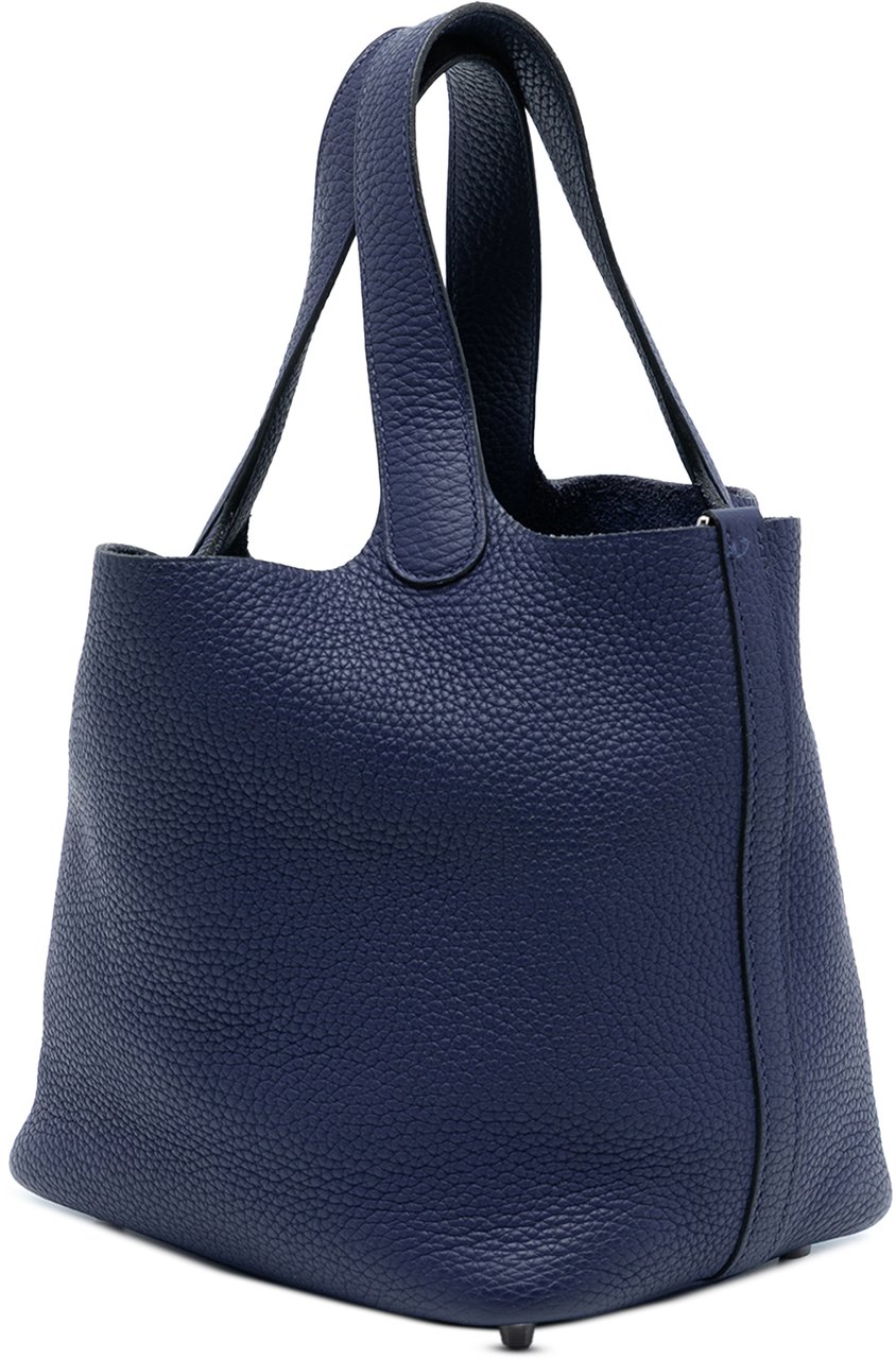 Hermès Clemence Picotin Lock 18 Blauw