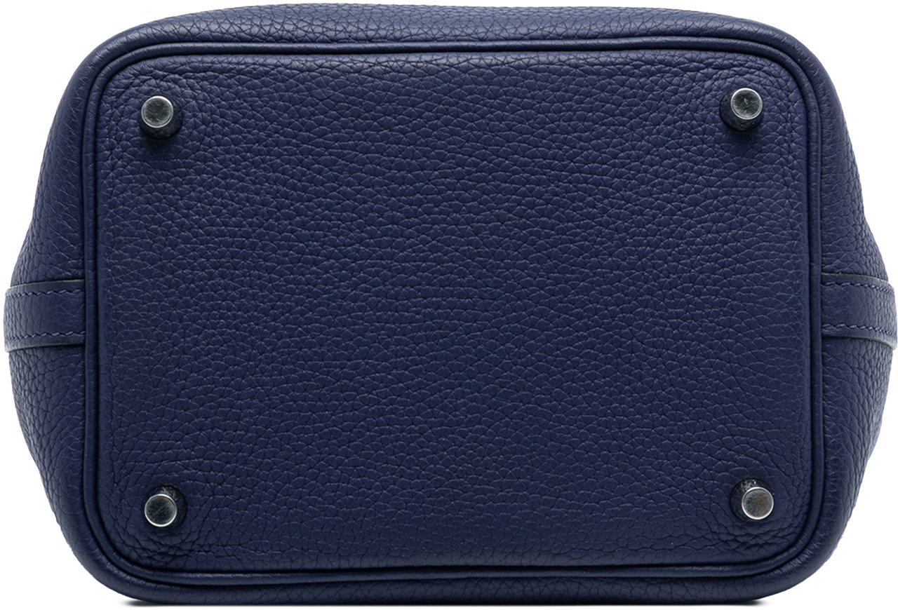 Hermès Clemence Picotin Lock 18 Blauw