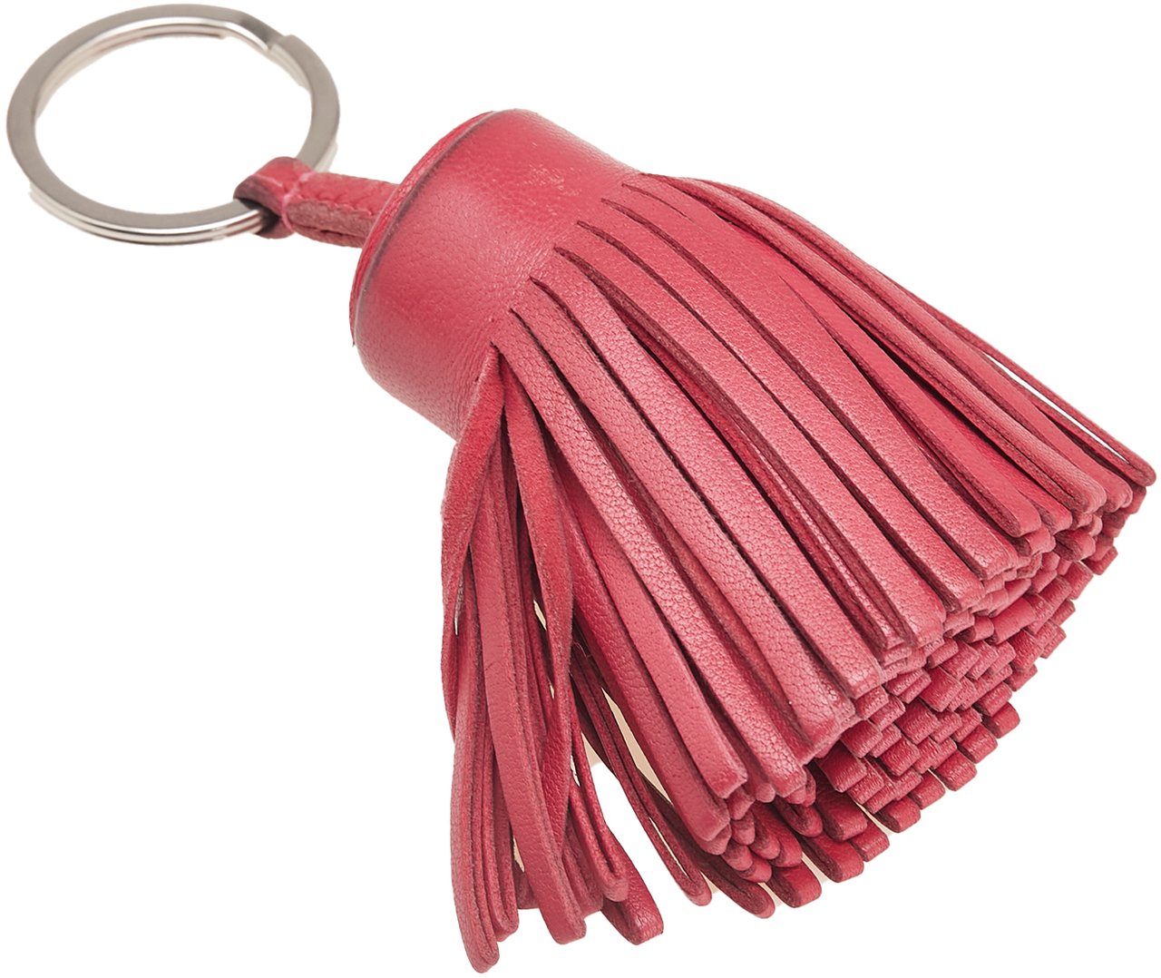 Hermès Milo Lambskin Carmen Key Ring Roze