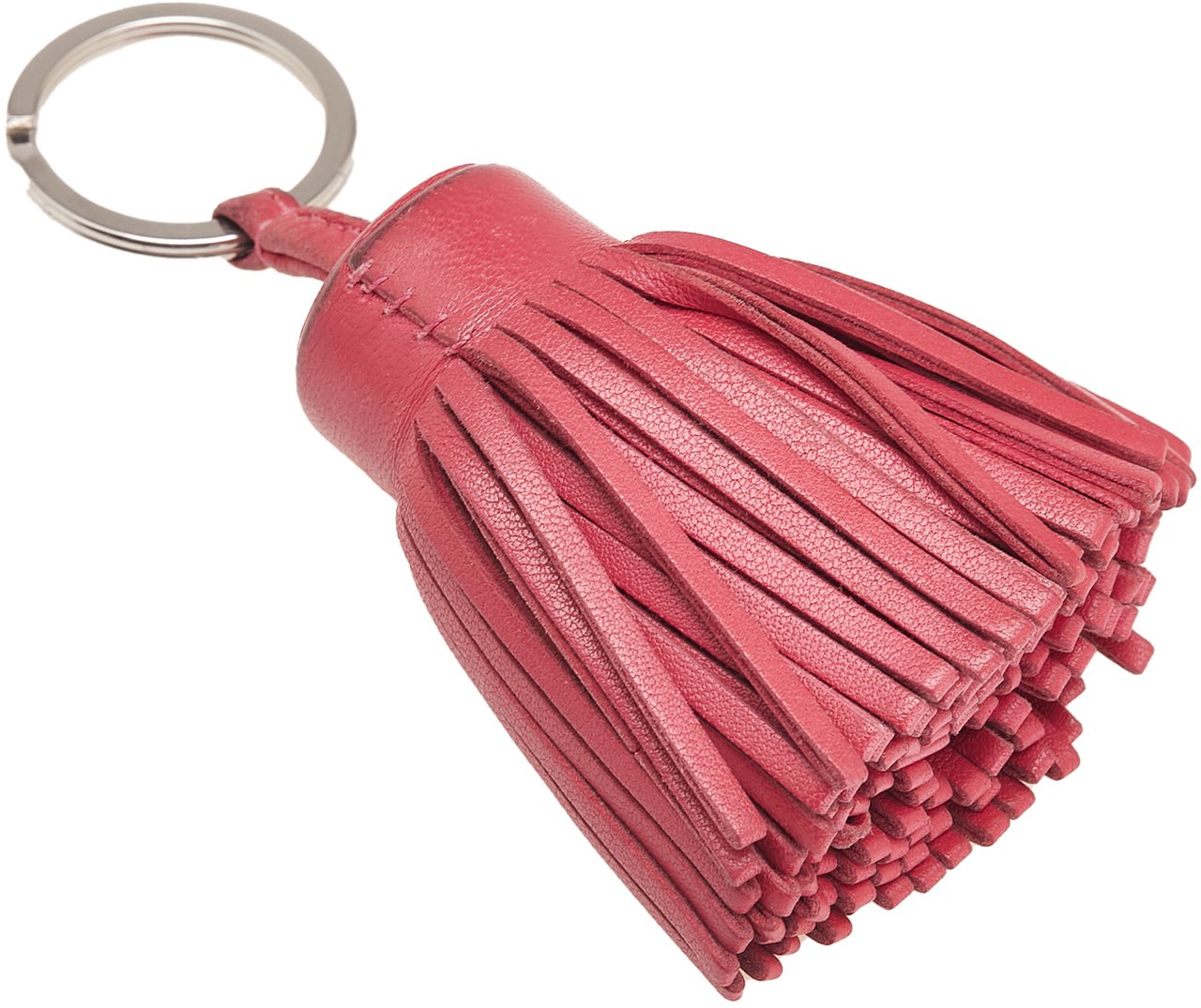 Hermès Milo Lambskin Carmen Key Ring Roze