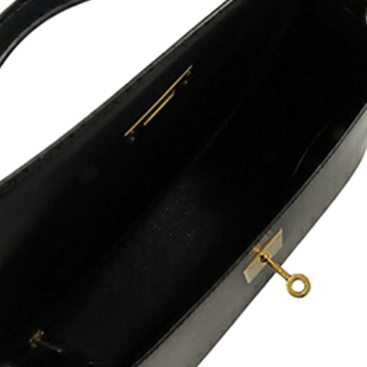 Hermès Box Calf Kelly Sellier 32 Zwart