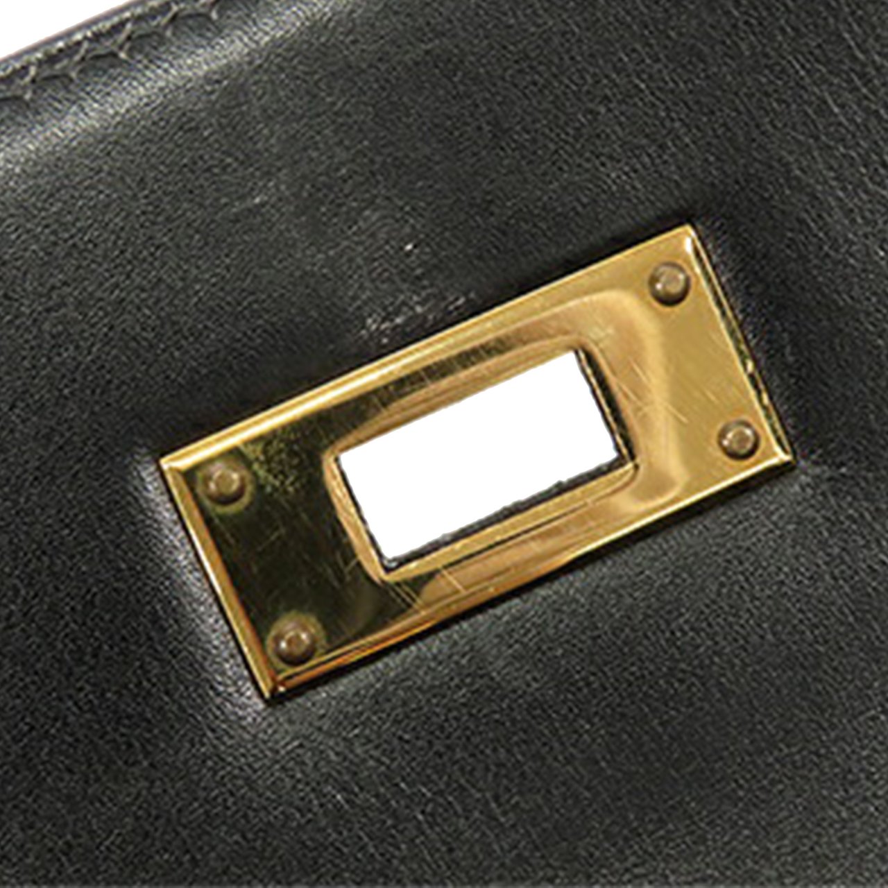 Hermès Box Calf Kelly Sellier 32 Zwart