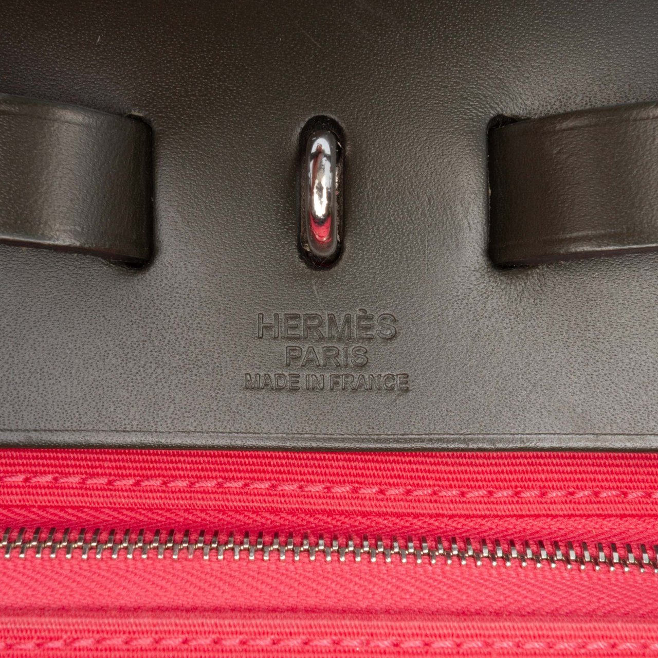 Hermès Toile Herbag Zip 31 Roze