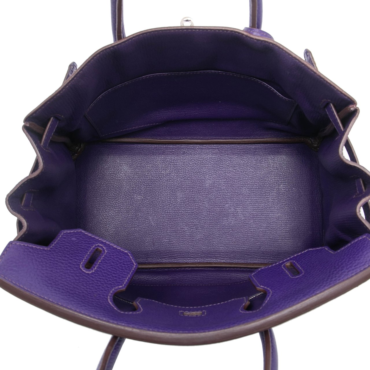Hermès Clemence Birkin 30 Paars