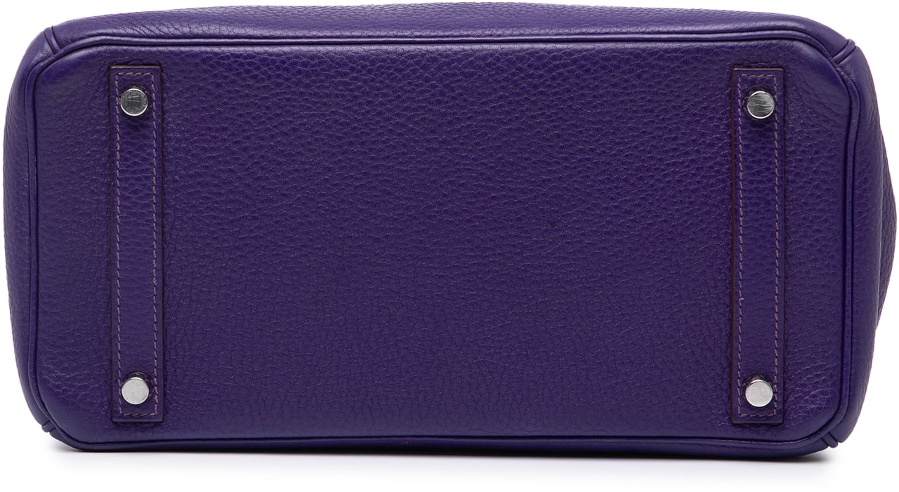 Hermès Clemence Birkin 30 Paars