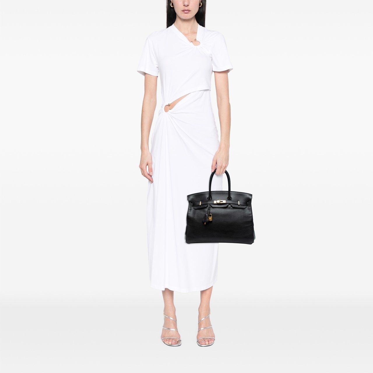 Hermès Swift Birkin Retourne 35 Zwart