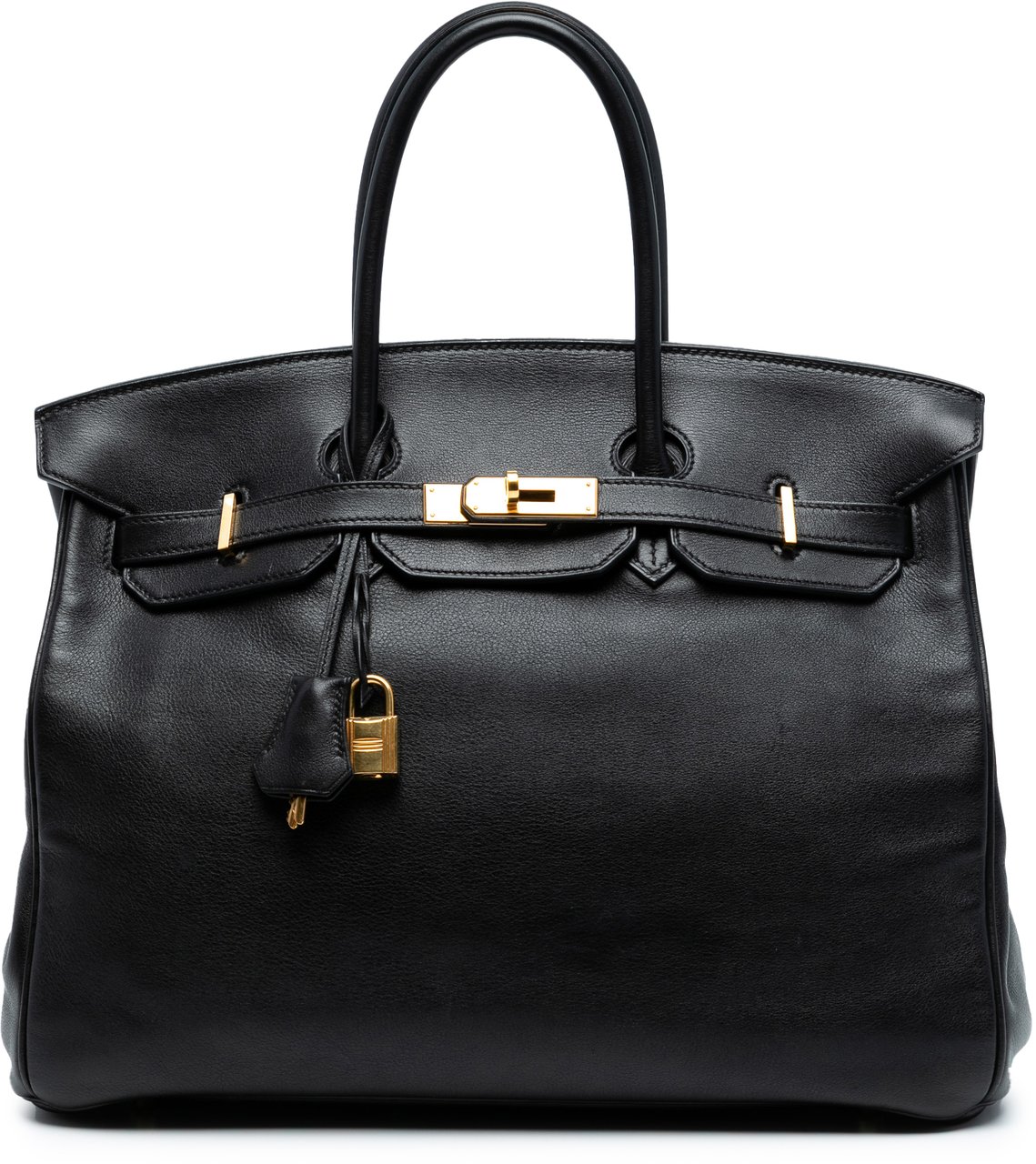 Hermès Swift Birkin Retourne 35 Zwart