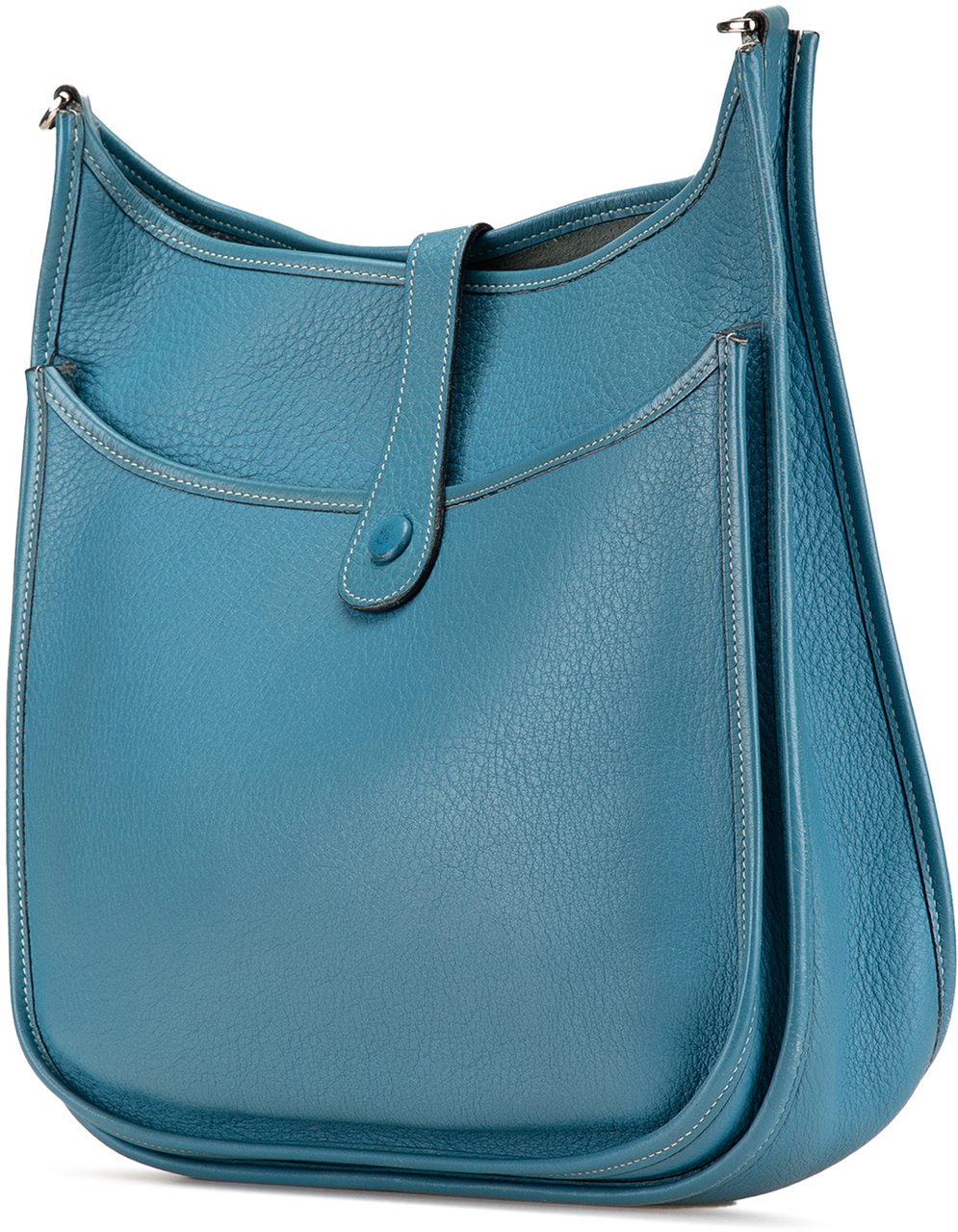 Hermès Clemence Evelyne II GM Blauw
