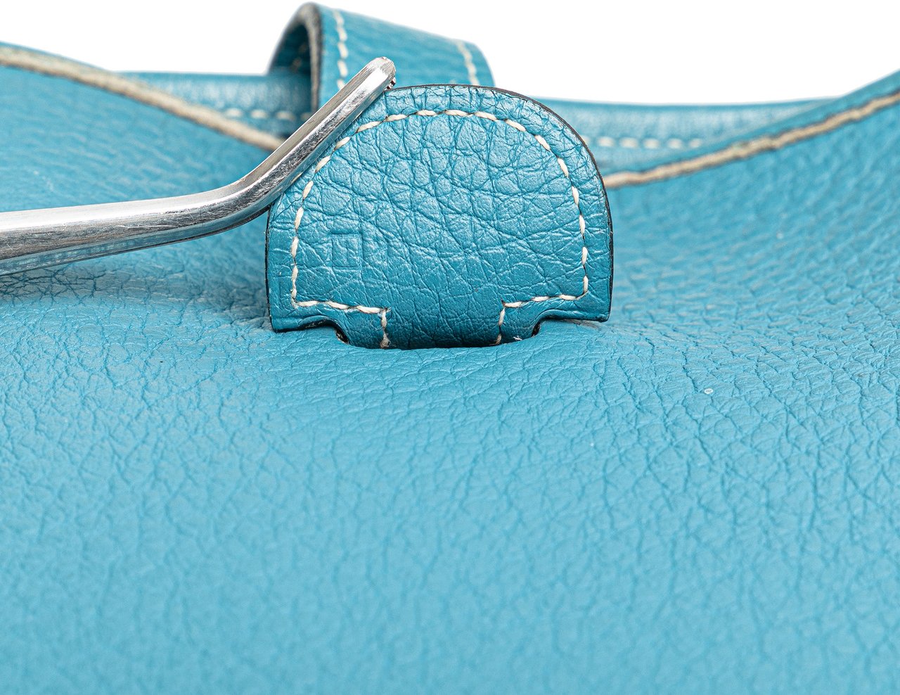 Hermès Clemence Evelyne II GM Blauw