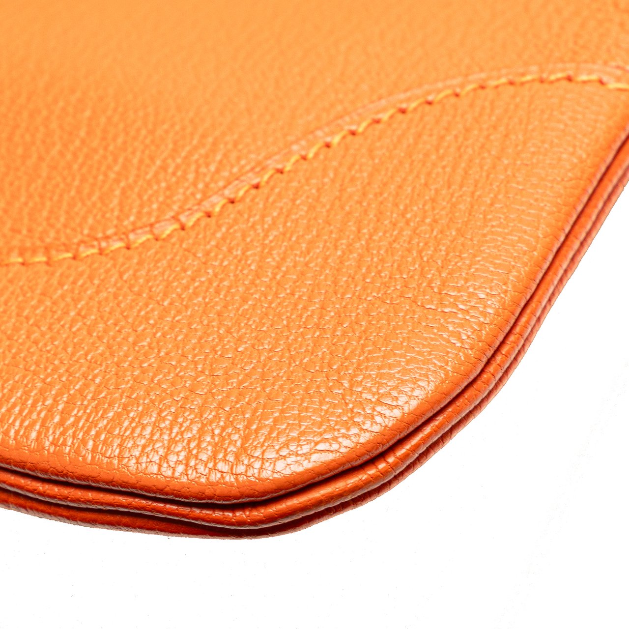 Hermès Clemence Trim Duo 24 Oranje