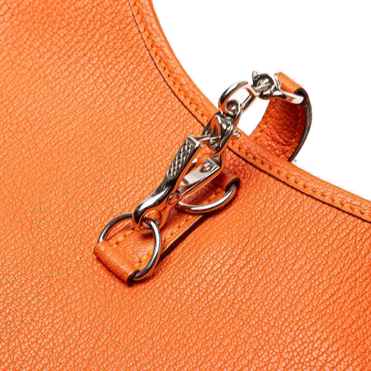 Hermès Clemence Trim Duo 24 Oranje