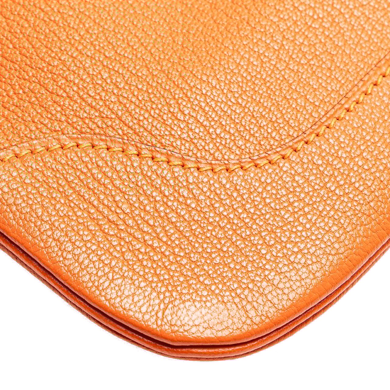 Hermès Clemence Trim Duo 24 Oranje