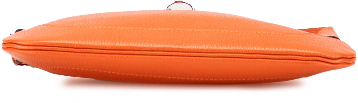 Hermès Clemence Trim Duo 24 Oranje