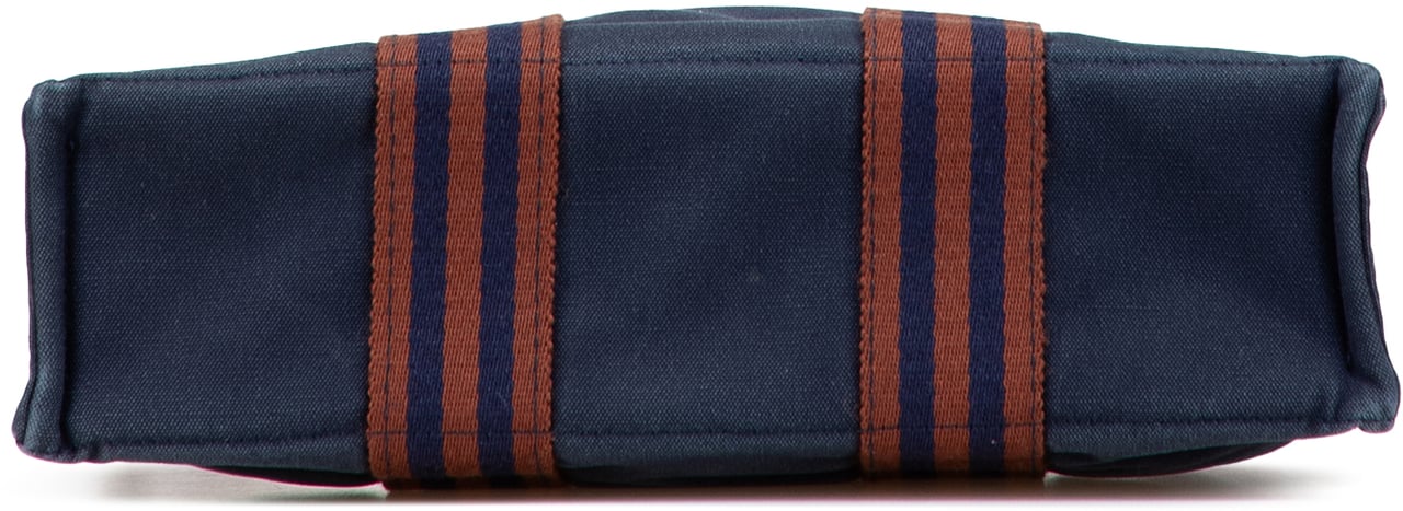 Hermès Canvas Fourre Tout PM Blauw