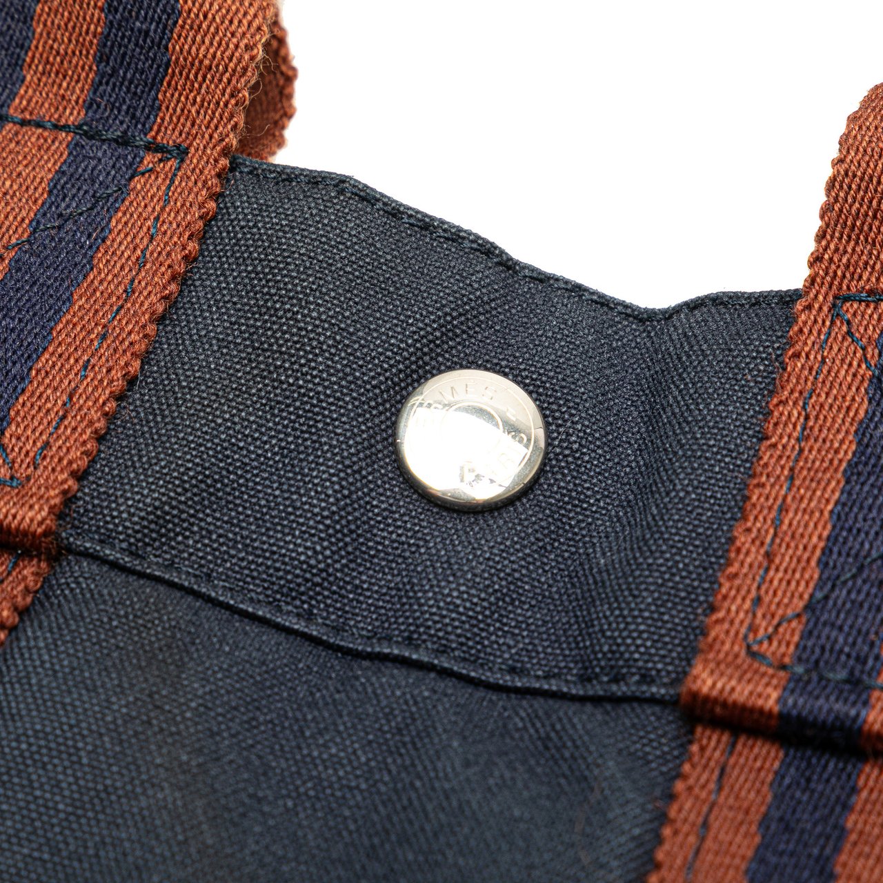 Hermès Canvas Fourre Tout PM Blauw