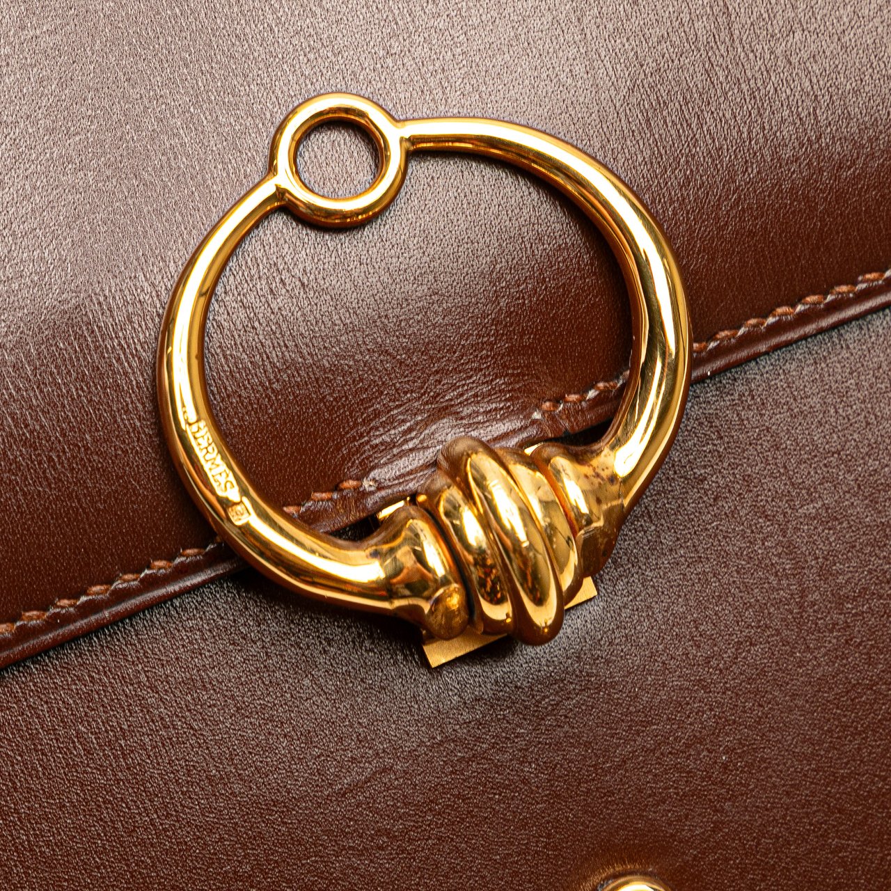 Hermès Box Calf Sac Sequana 22 Rood