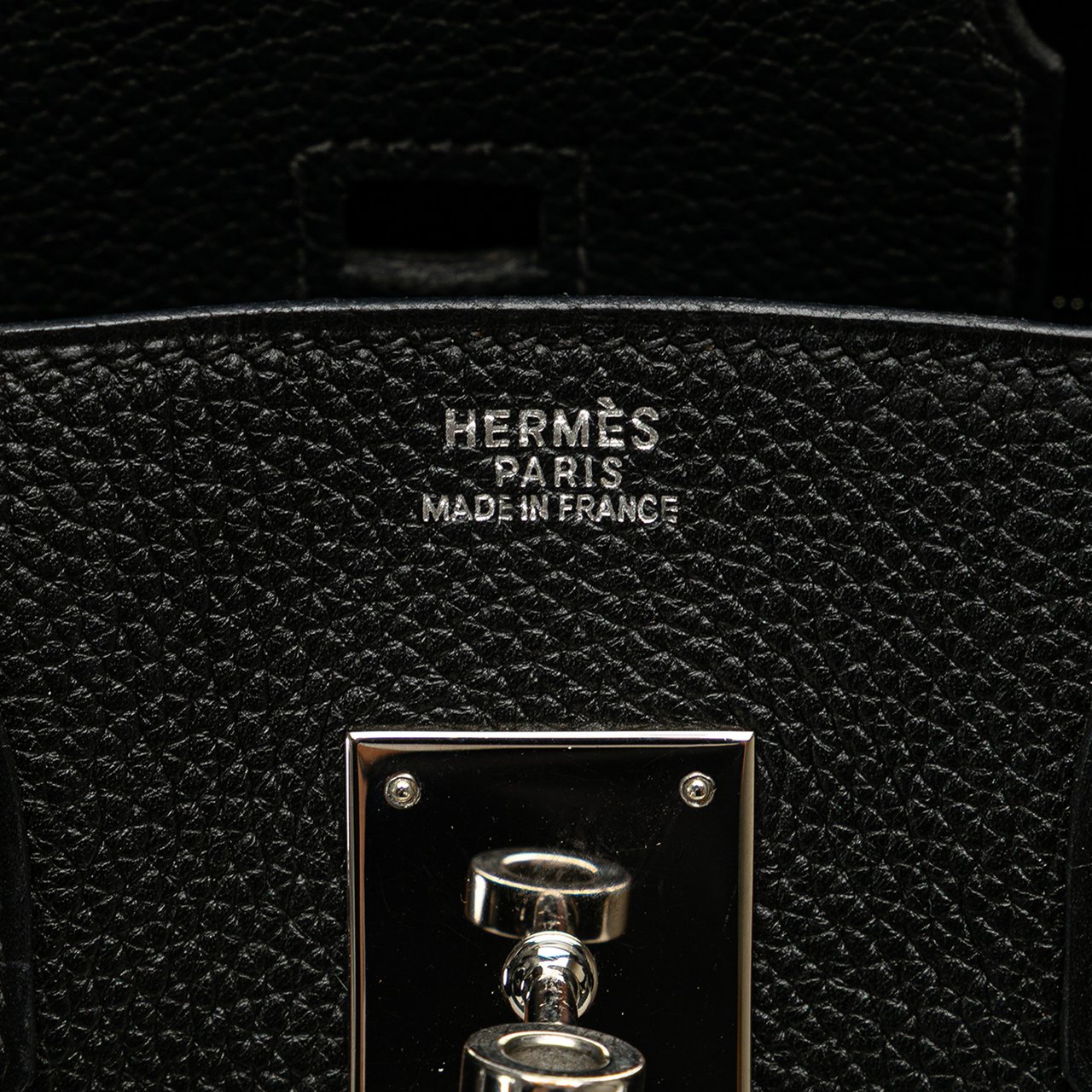 Hermès Togo Birkin Retourne 30 Zwart