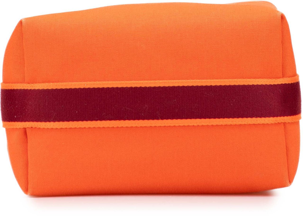 Hermès Large Toile Bride A Brac Oranje