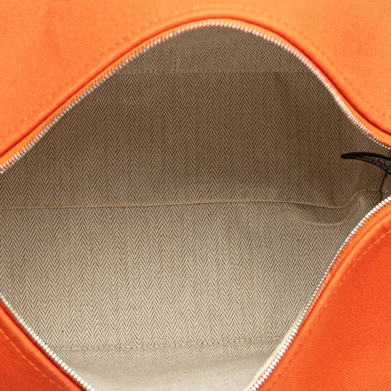 Hermès Large Toile Bride A Brac Oranje