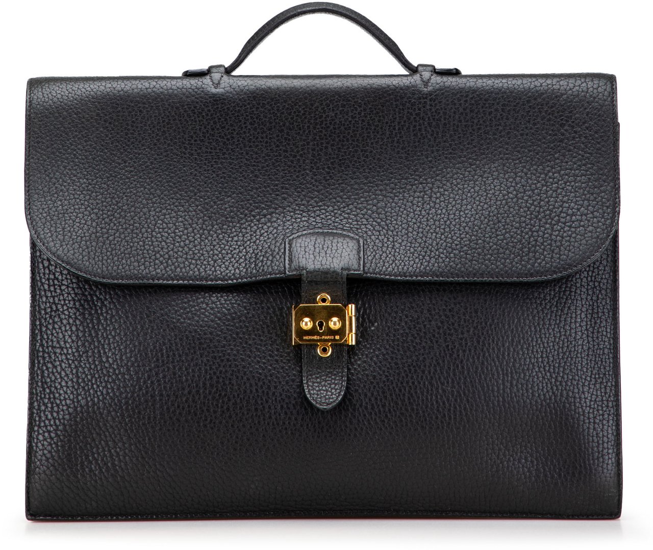 Hermès Togo Sac a Depeches 41 Zwart