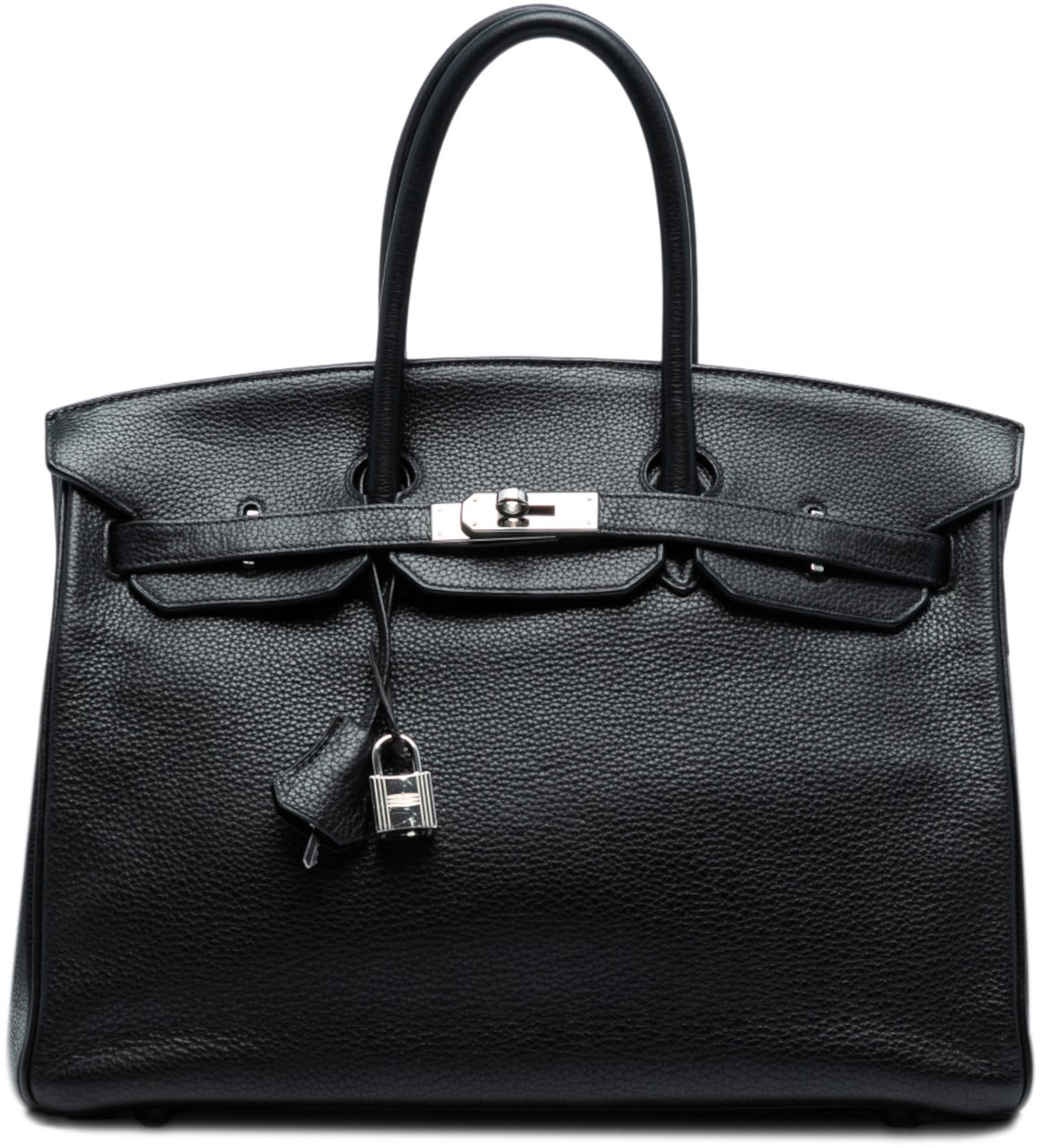 Hermès Togo Birkin Retourne 35 Zwart