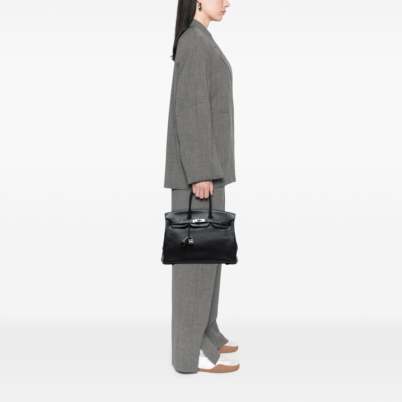 Hermès Togo Birkin Retourne 35 Zwart