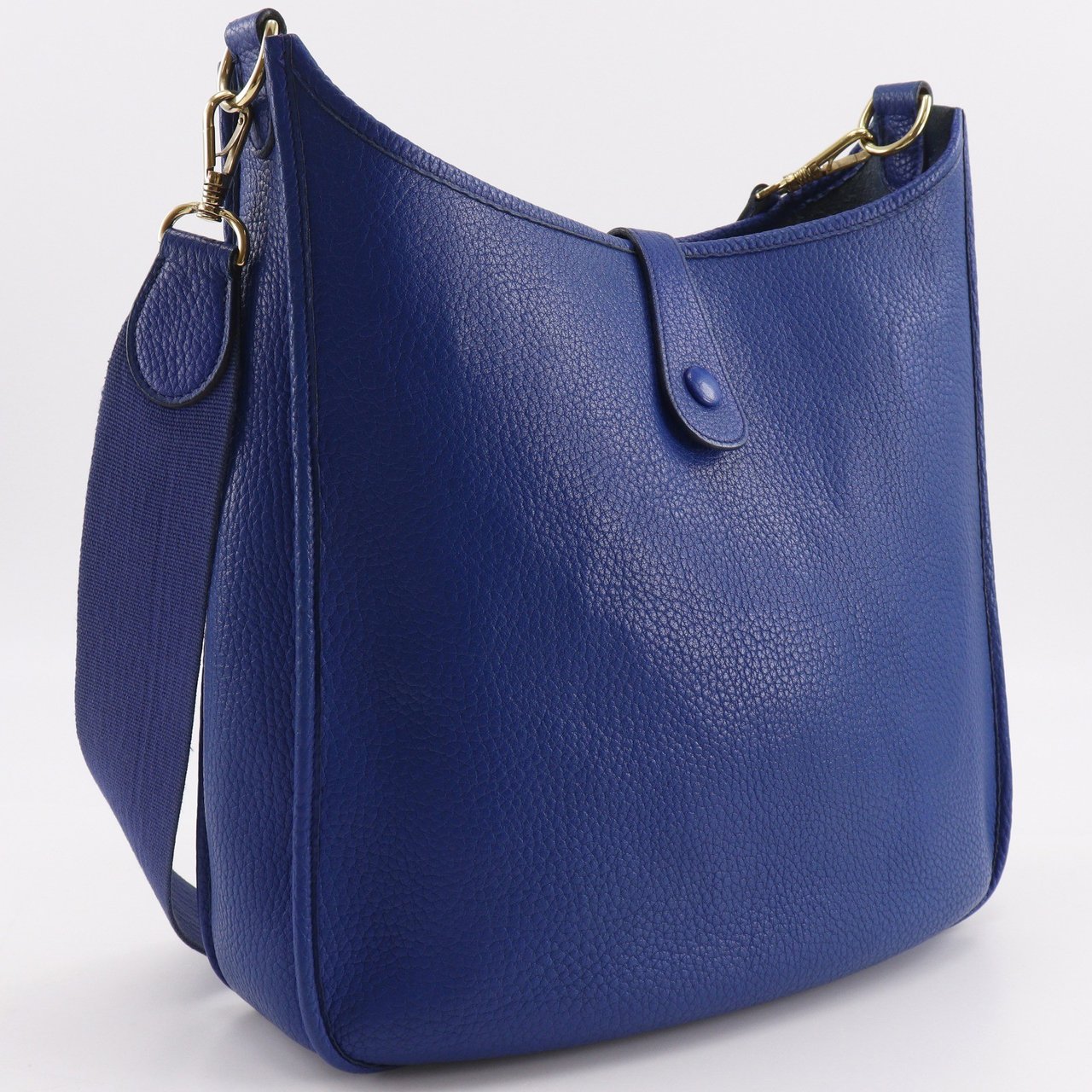 Hermès Hermes Evelyne Bag Gen I Ardennes GM Blauw
