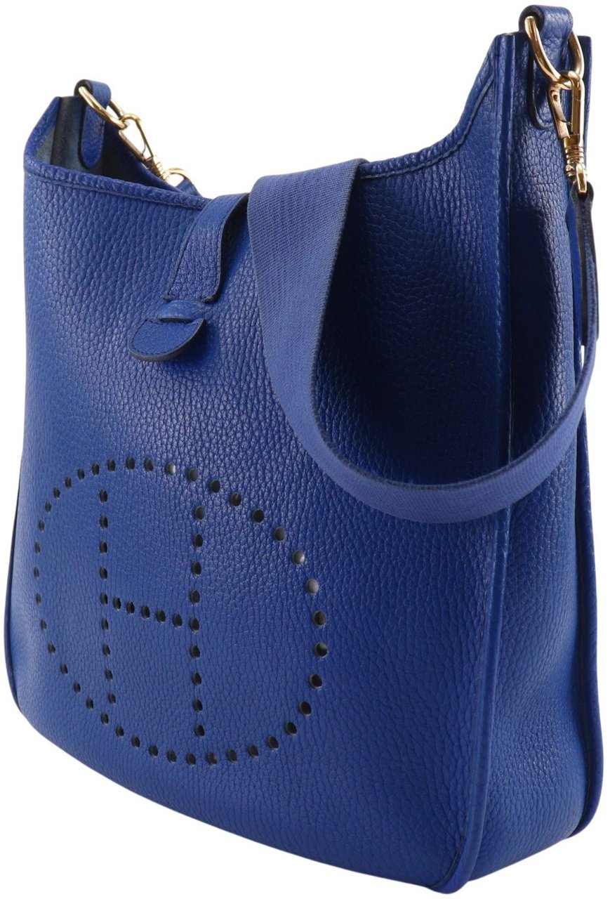 Hermès Hermes Evelyne Bag Gen I Ardennes GM Blauw