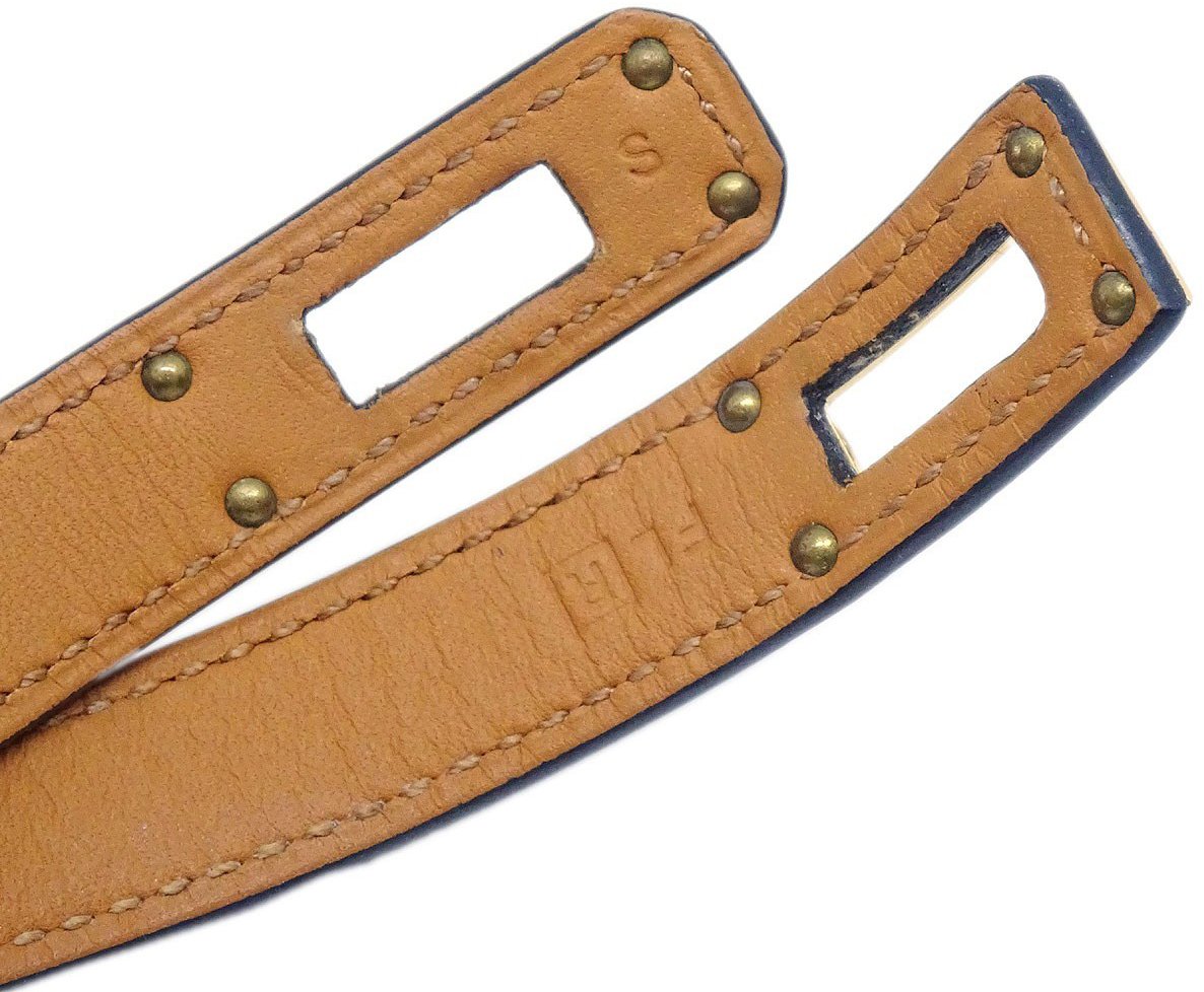 Hermès Hermes Kelly Double Tour Bracelet Leather Mini Zwart