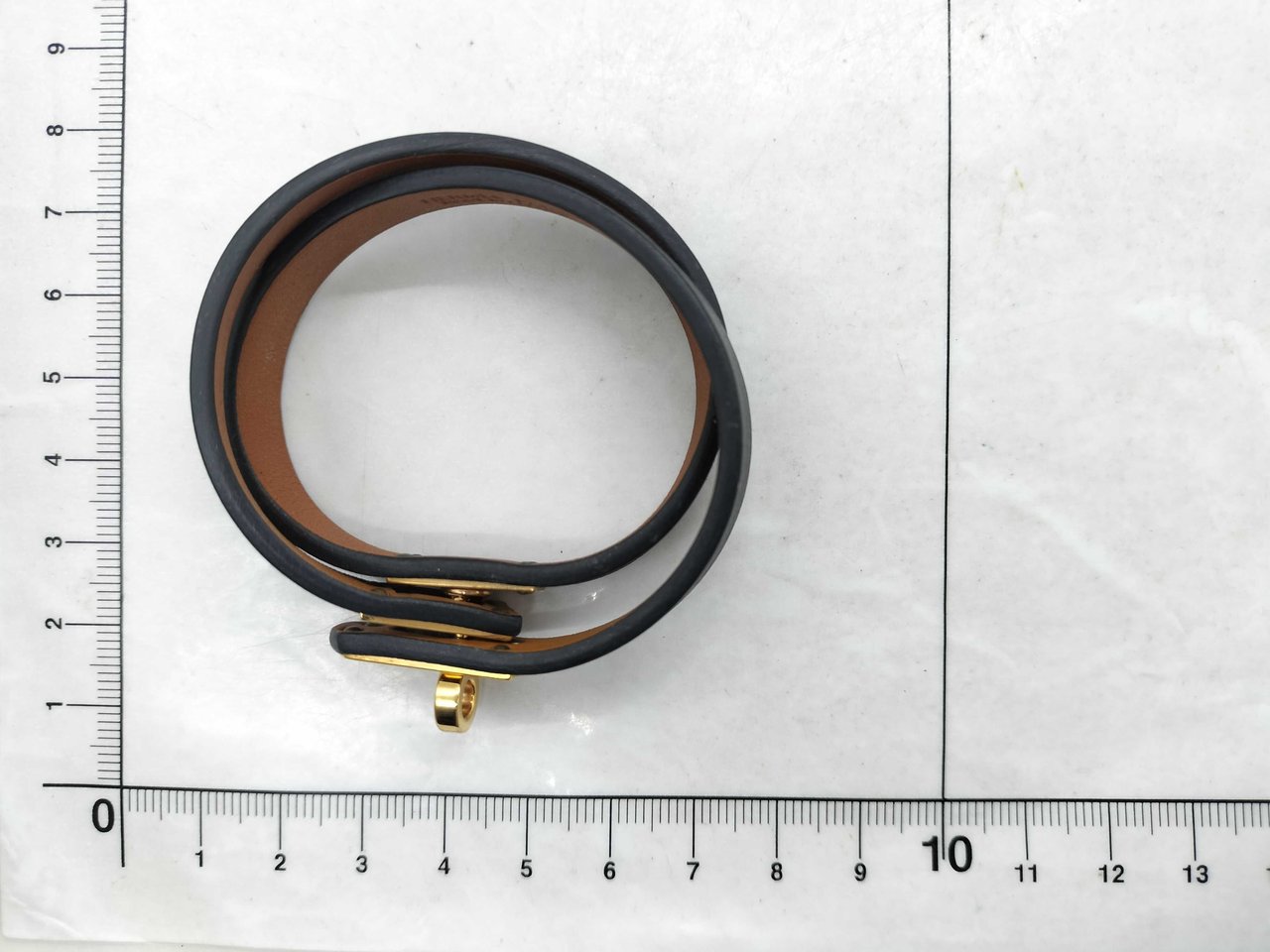 Hermès Hermes Kelly Double Tour Bracelet Leather Mini Neutraal