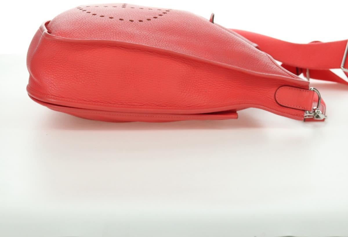 Hermès Hermes Evelyne Bag Gen III Clemence GM Roze