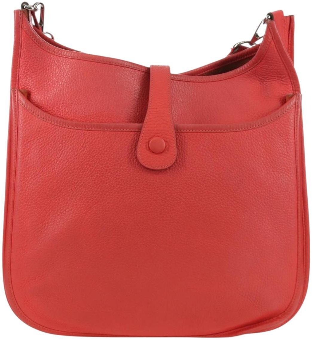 Hermès Hermes Evelyne Bag Gen III Clemence GM Roze